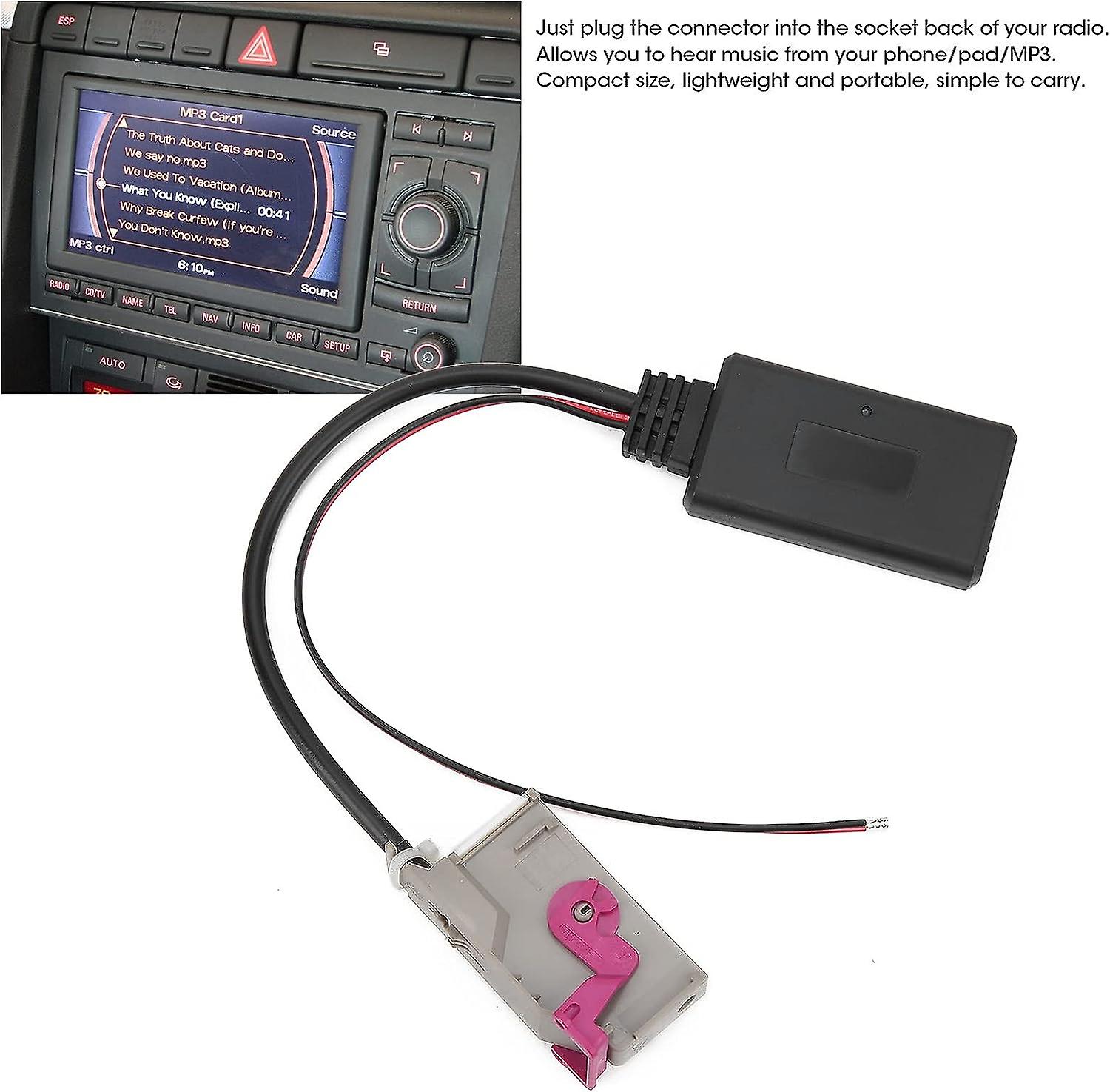 Car Bluetooth Module Aux In Cable Wireless Audio Adapter 32pin Aux In ...
