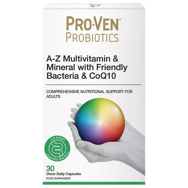 ProVen Probiotics A-Z Multivitamins, Acidophilus, Bifidus & CoQ-10 Caps 30