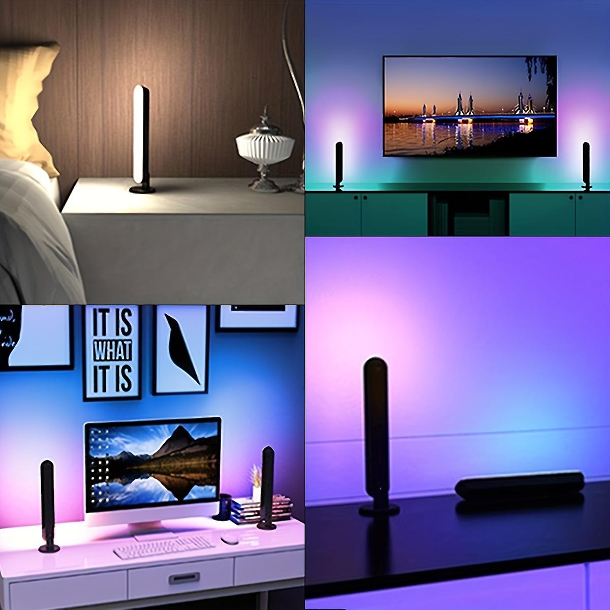 Εσωτερικός οδηγημένος Rgb ελαφρύς φραγμός για τη διακόσμηση στάσεων TV ραφιών βιβλίων δωματίων παιχνιδιών με το απομακρυσμένο μαύρο