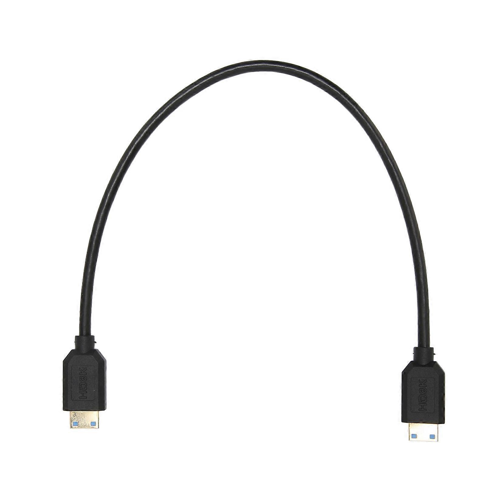 Mini HD Multimedia Interface to HD Multimedia Interface Cable High Speed 8K 60Hz HD Multimedia Interface Cord OD4.0mm