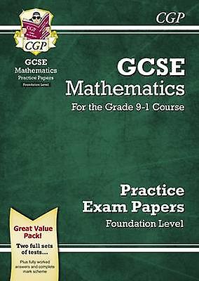 Gcse Maths Practice Papers Foundation by CGP Books Paperback Book