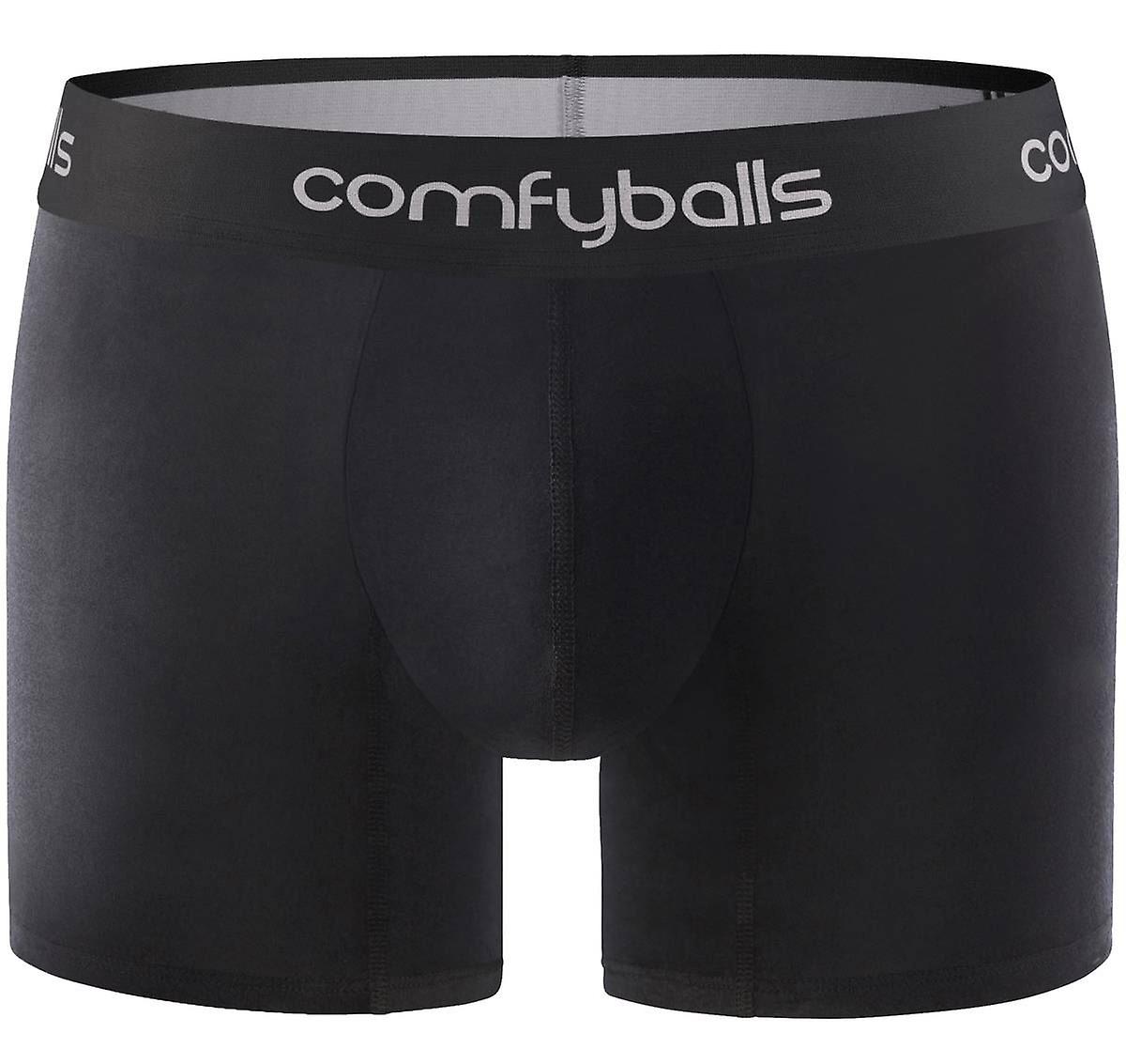 Comfyballs Performance Long Boxers - Pitch Black