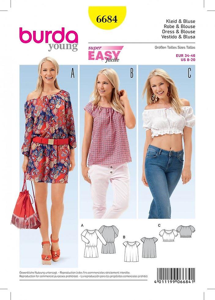 Burda Paper Sewing Pattern 6684