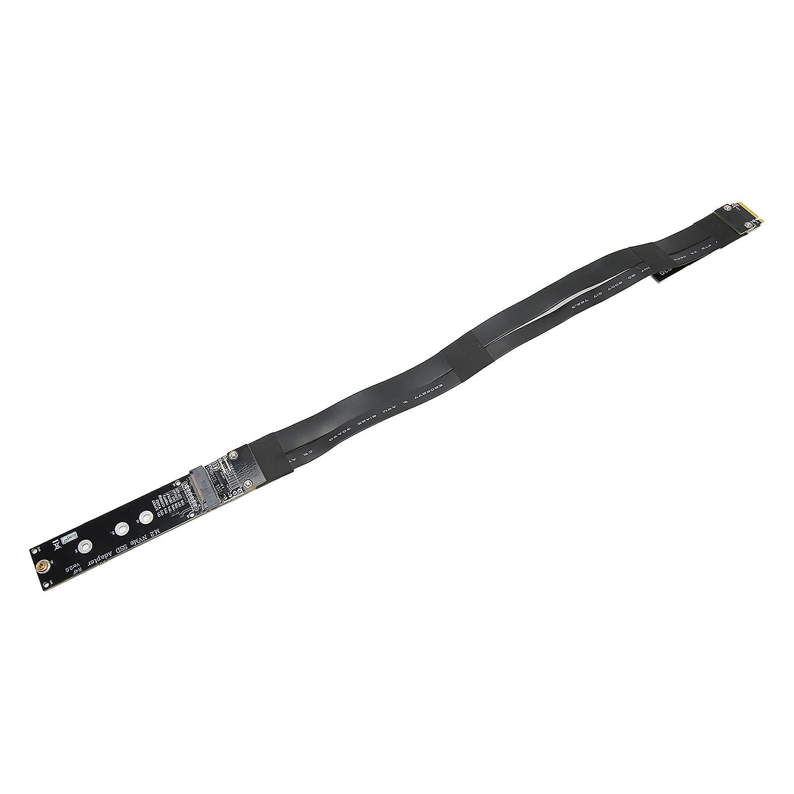 M.2 NVMe SSD Extension Cable PCB R44SF M.2 to PCI E 3.0 X4 32G/bps M Key Extender for Win for Linux 30cm 