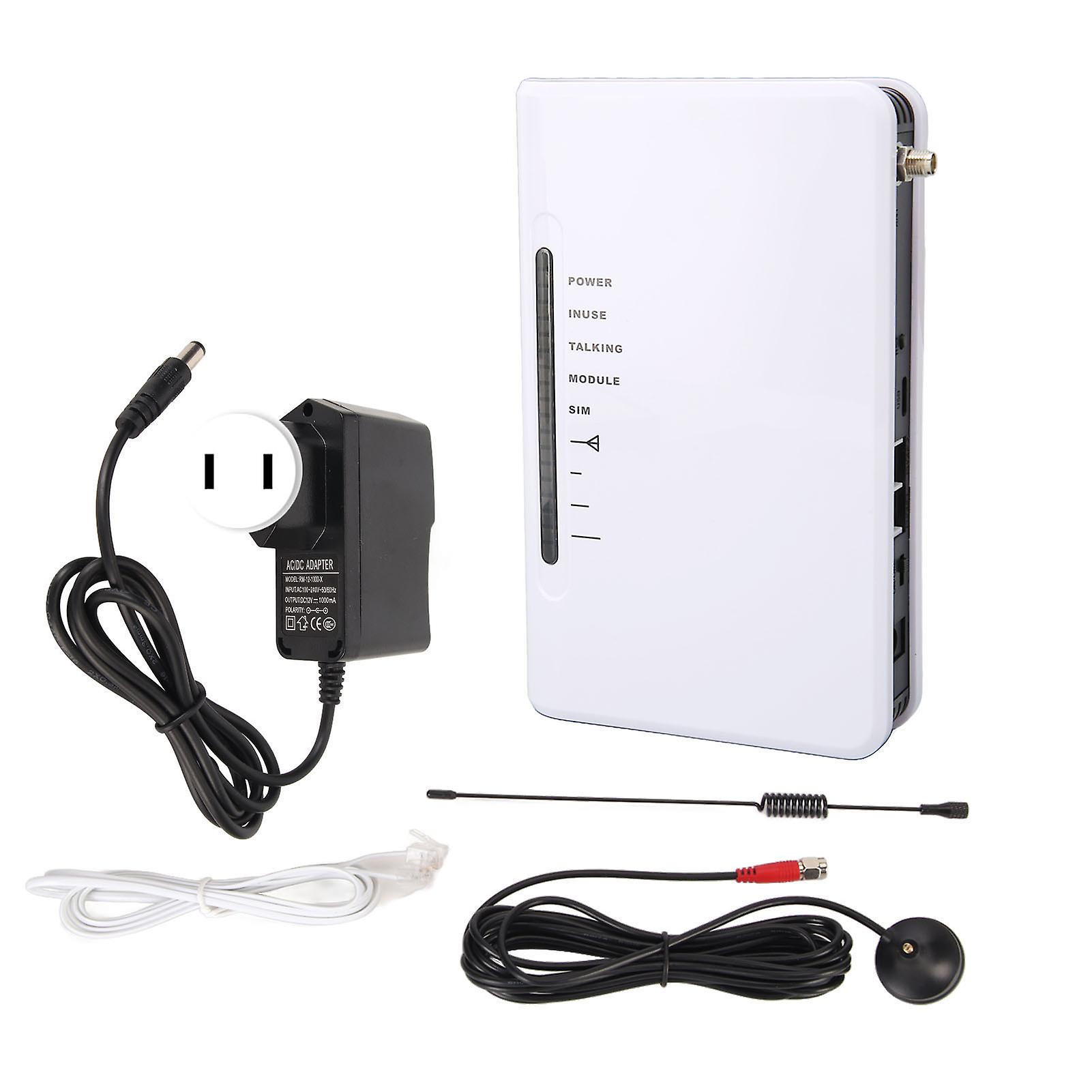 4G GSM Quad Band Fixed Wireless Terminal, Antipodal Signal Supported, GSM Desktop Caller for Office, Store, US Plug 100-240V