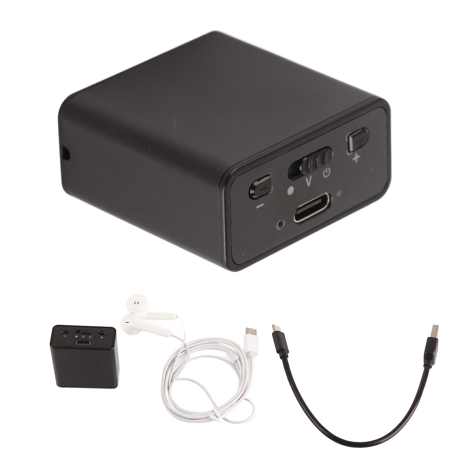 Mini Digital Voice Recorder 16GB - AI Noise Reduction, Voice Activated, Long Battery Life