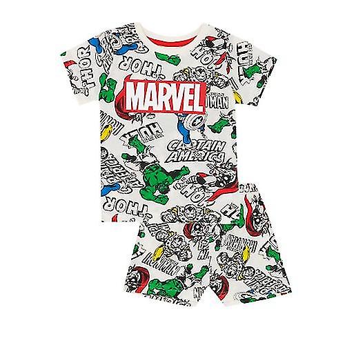 Marvel Boys Superhero Short Pyjama Set