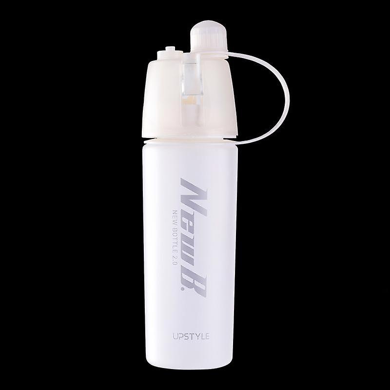 JUSCH Spray water cup summer portable kettle tritan sports cup for boys simple high-value frosted white-600ml(WZ1902),QINWEI-296