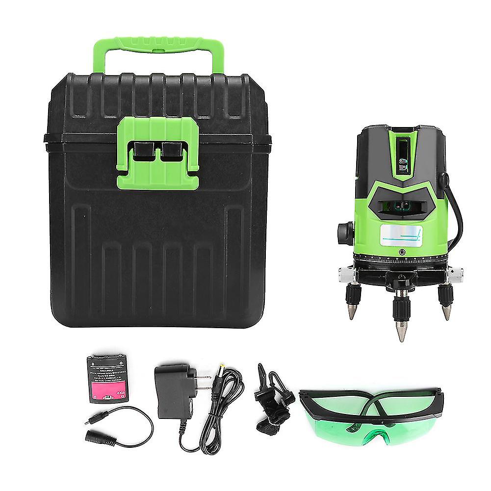 Multi-use Green Beam Self-leveling Alignment Laser Level Horizontal Vertical Measuring Tool Us 110-240v( 2 Lines )