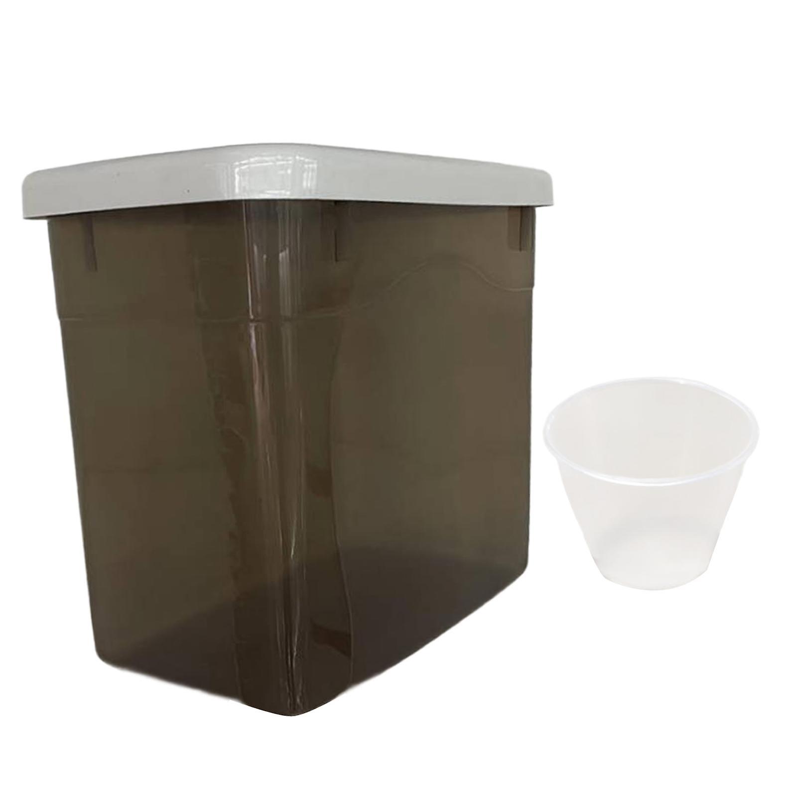 10kg Rice Storage Container Grain Storage Bin Dustproof Household Large Capacity Multipurpose Rice Dispenser Cereal Organizer