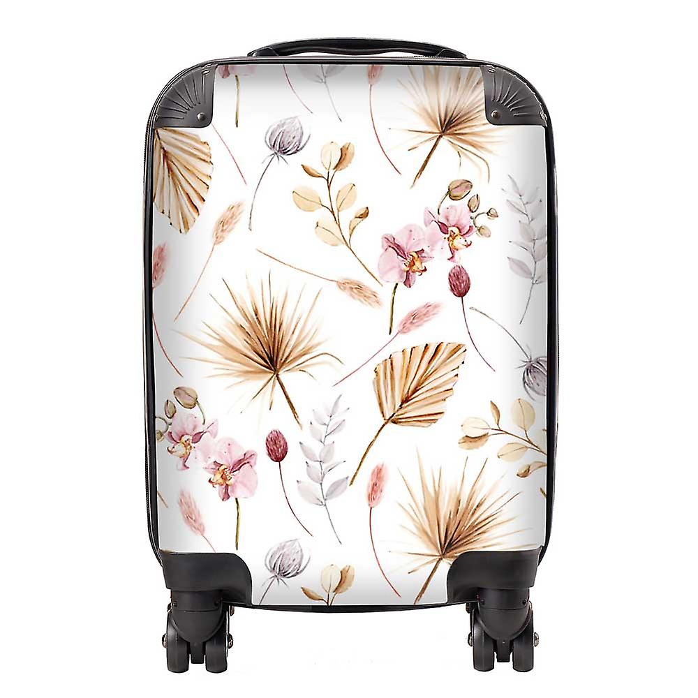 Watercolour Orchids Suitcase