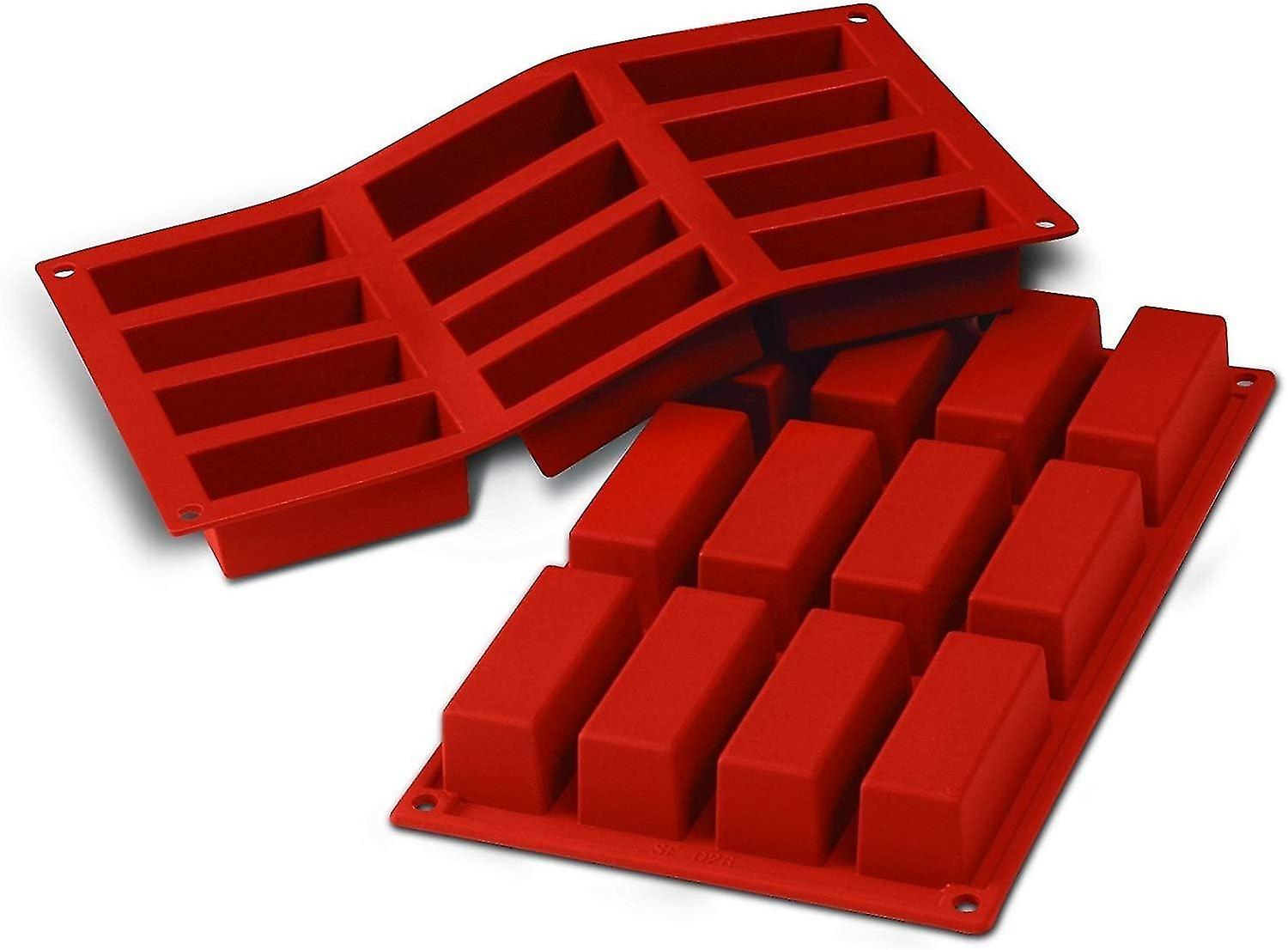 Silicone Cake Mold 12 Cavities Terracotta