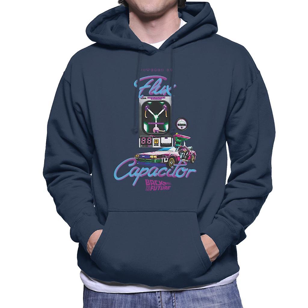 Back to the Future Flux Capacitor 3D Men's Hooded Sweatshirt