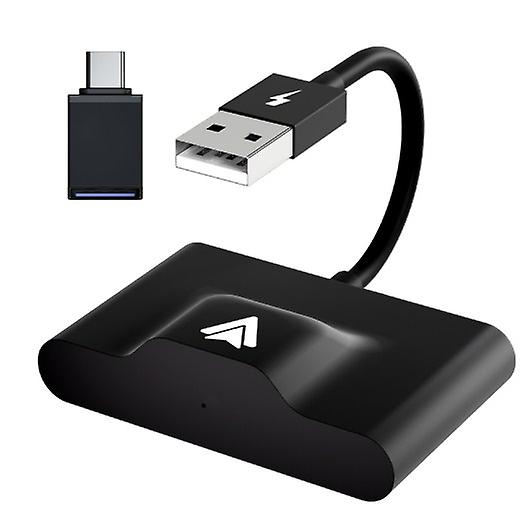 Android用ワイヤレスCarplayアダプター Carplayドングル Android用新しいワイヤレスオートカーアダプター プラグプレイWifiオンラインアップデート