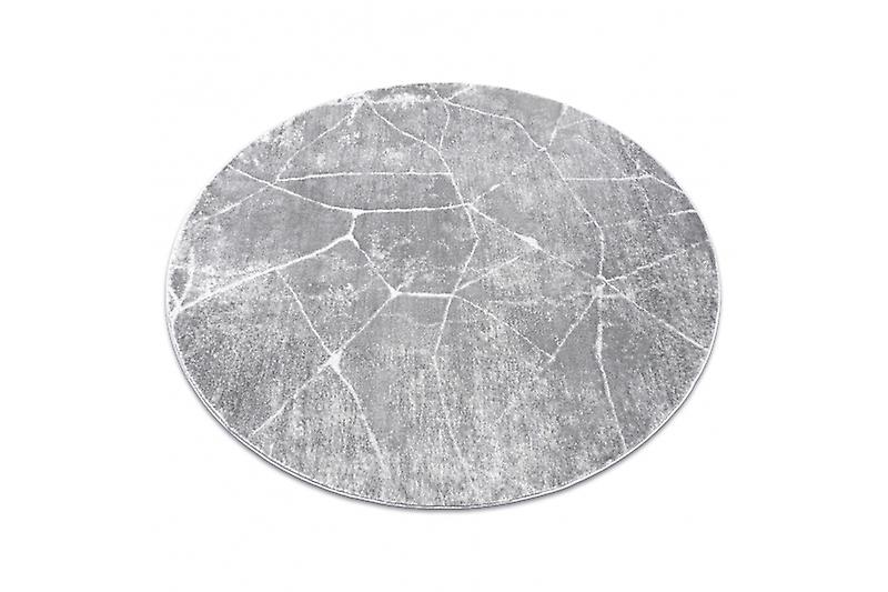 Modern MEFE carpet Circle 2783 Marble - structural two levels of fleece grey