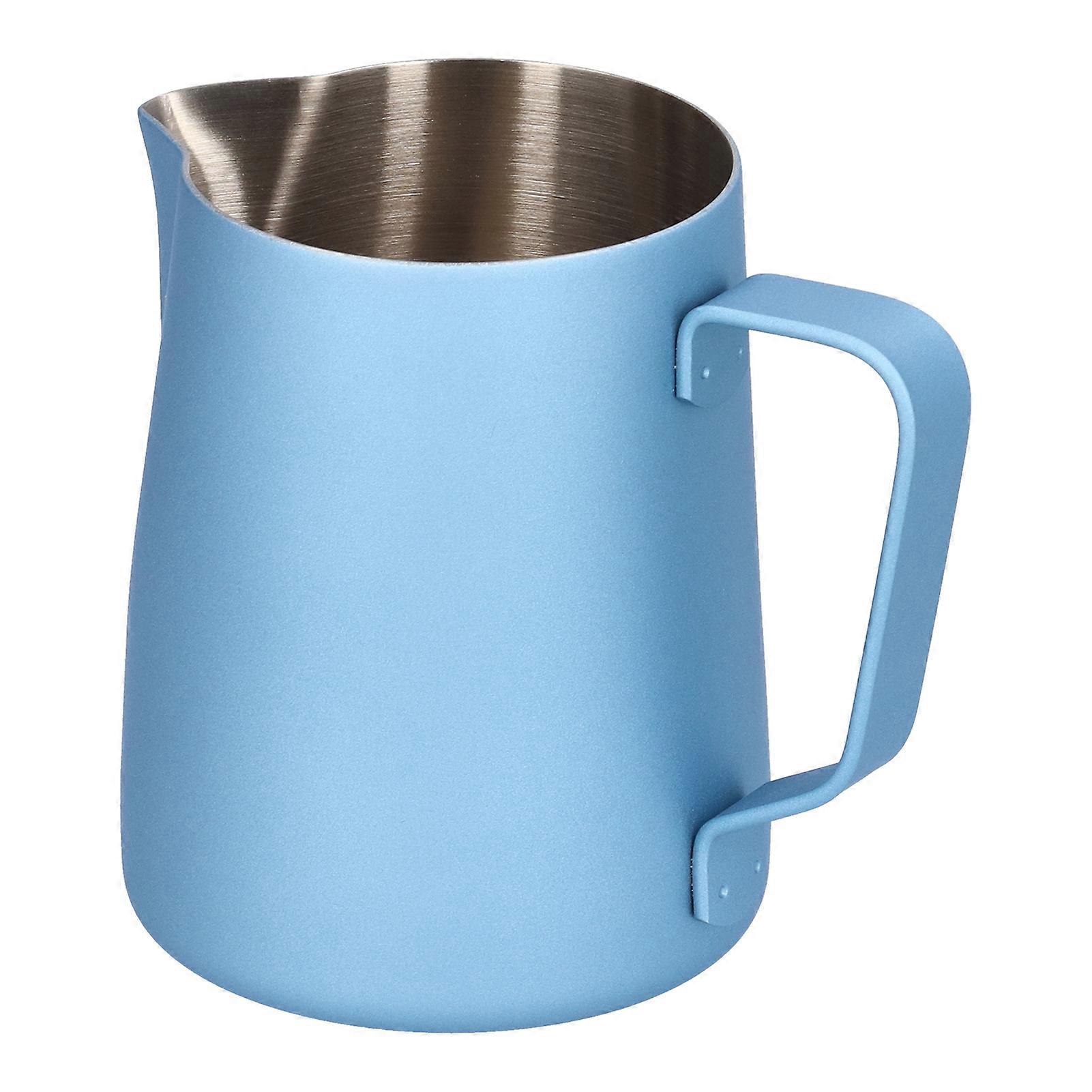 304ステンレス鋼泡立てピッチャーコーヒーミルク泡立て水差し、キッチン用イーグルノズル付き600ML