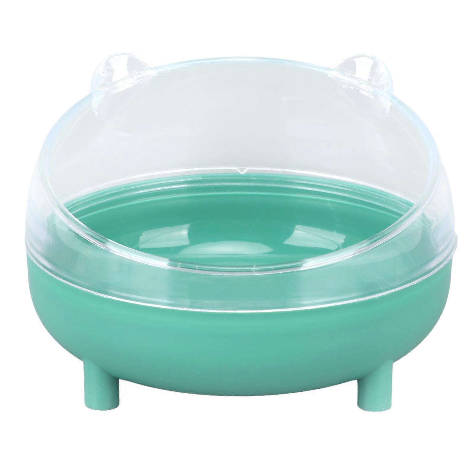 حوض استحمام الهامستر الشفاف مساحة كبيرة سهلة التنظيف حاوية حمام رملي قابلة للإزالة مرحاض الهامستر وصندوق رمل