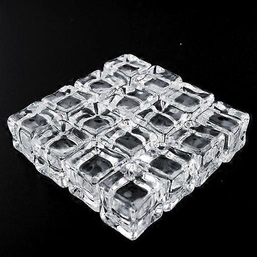 16pcs 2x2cm Fake Artificial Acrylic Ice Cubes