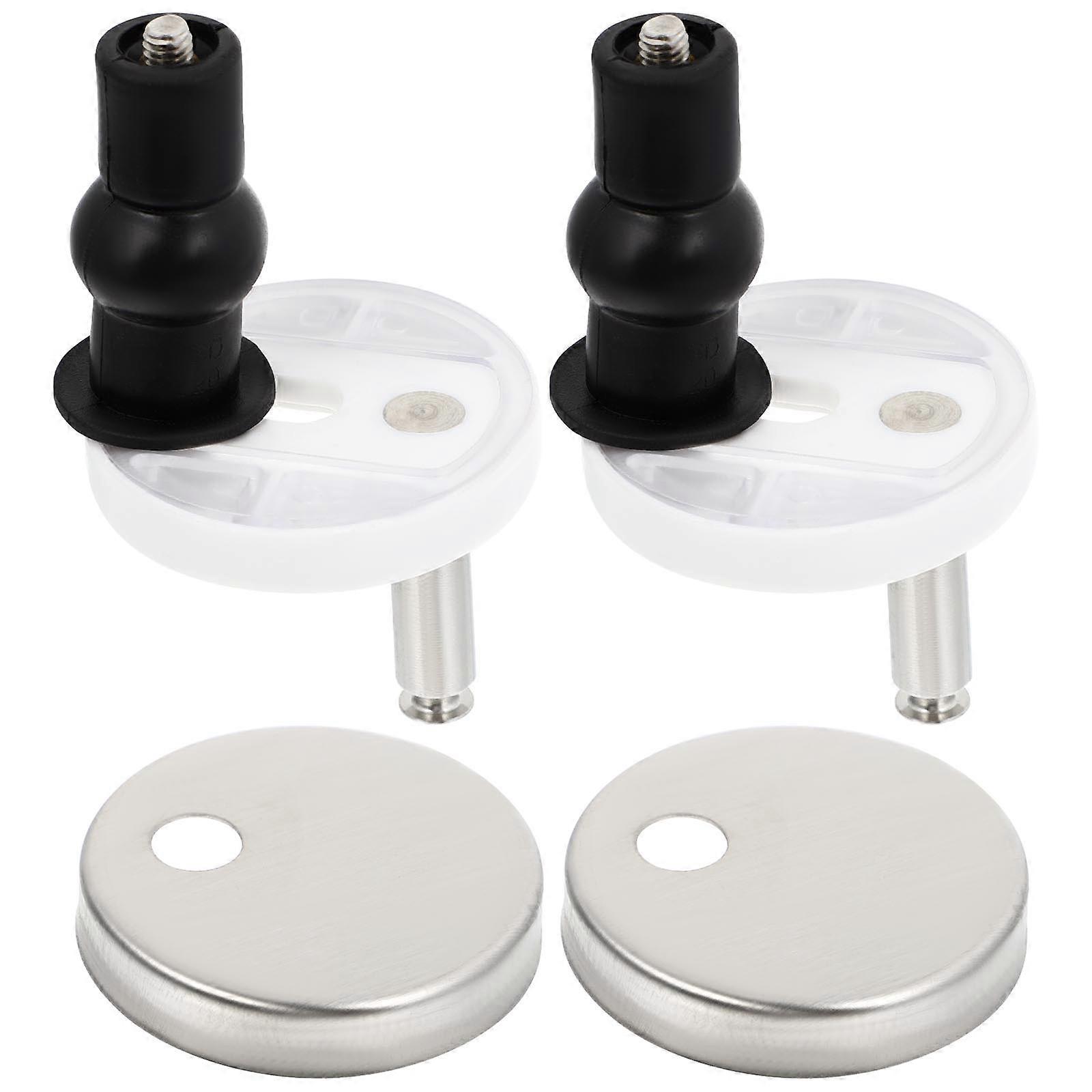 1 Set / 2pcs Wc Seat Fittings Wc Seat Cerniere a sgancio rapido Cerniere