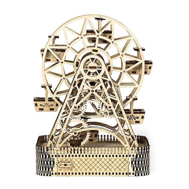 DIY Sky Wheel Building Blocks for Brain Development Hand Exercise Table Decor