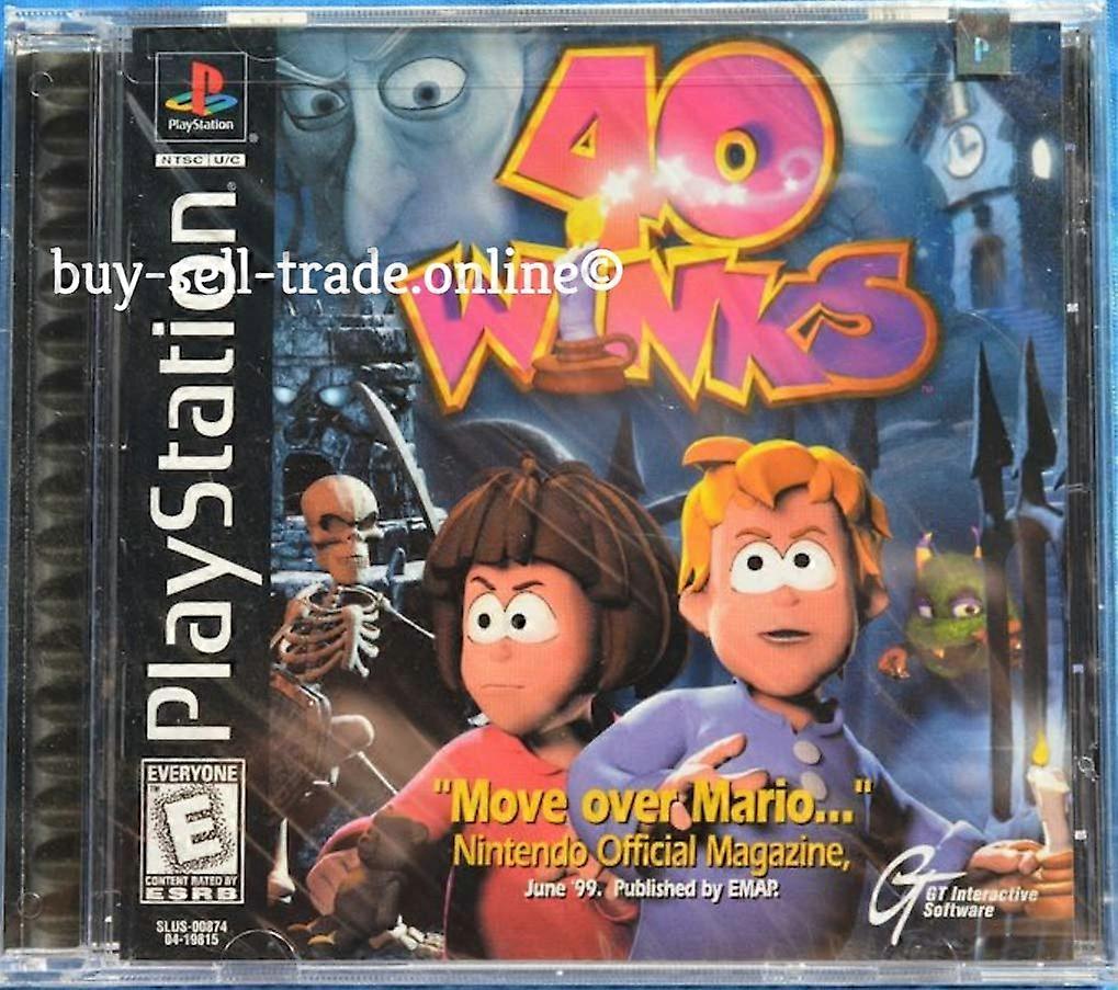 40 Winks  Game -  - PAL - New & Sealed