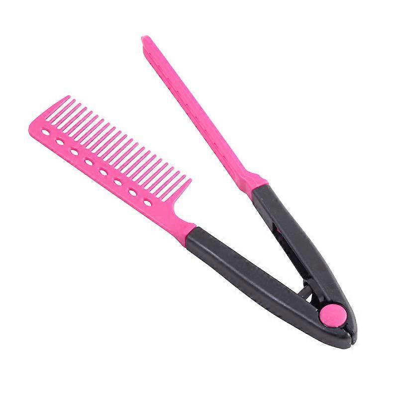V Type Washable Folding Hair Straightener Comb Hairdressing Brush Comb Hair Styling Clip Tool Barber Accessories Comb For Hair
