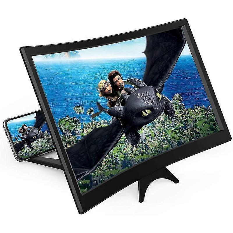 Barsinfi 14" Curved Screen Magnifier For Cell Phone