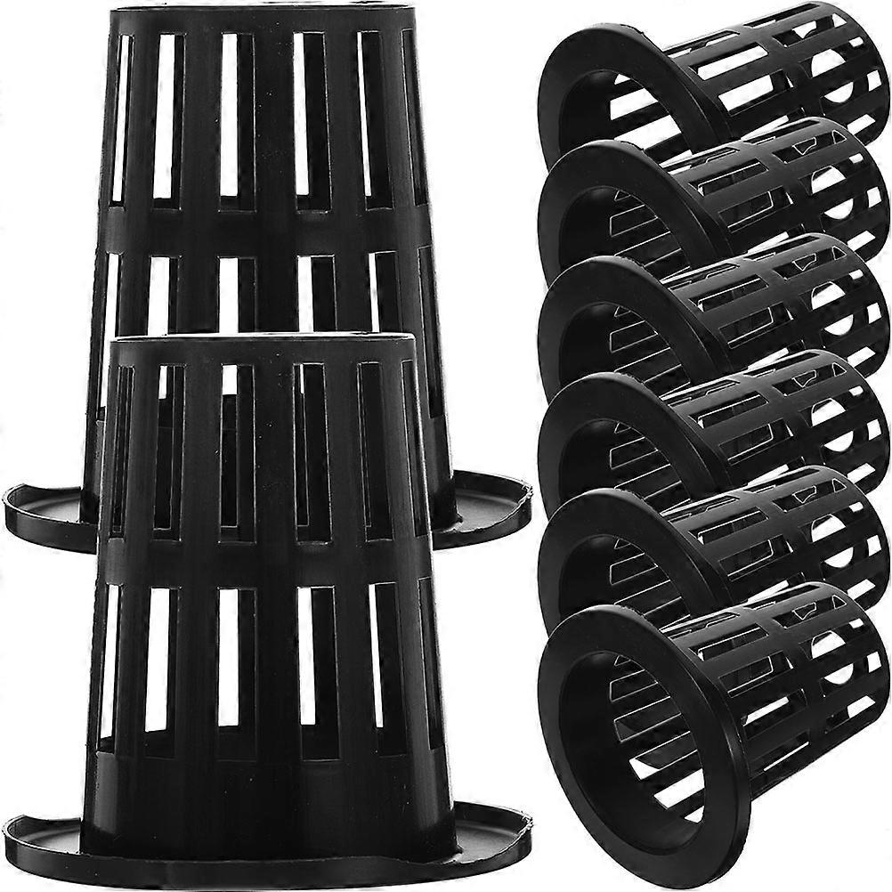 100Pcs Hydroponic Net Pots Baskets for Hydroponics Slotted Mesh Net Cups Reusable Plastic Net Pots