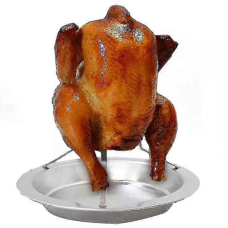 Bbq Grill Bake Cook Pans Barbecue Tools Non-stick Chicken Roaster Rack Bowl