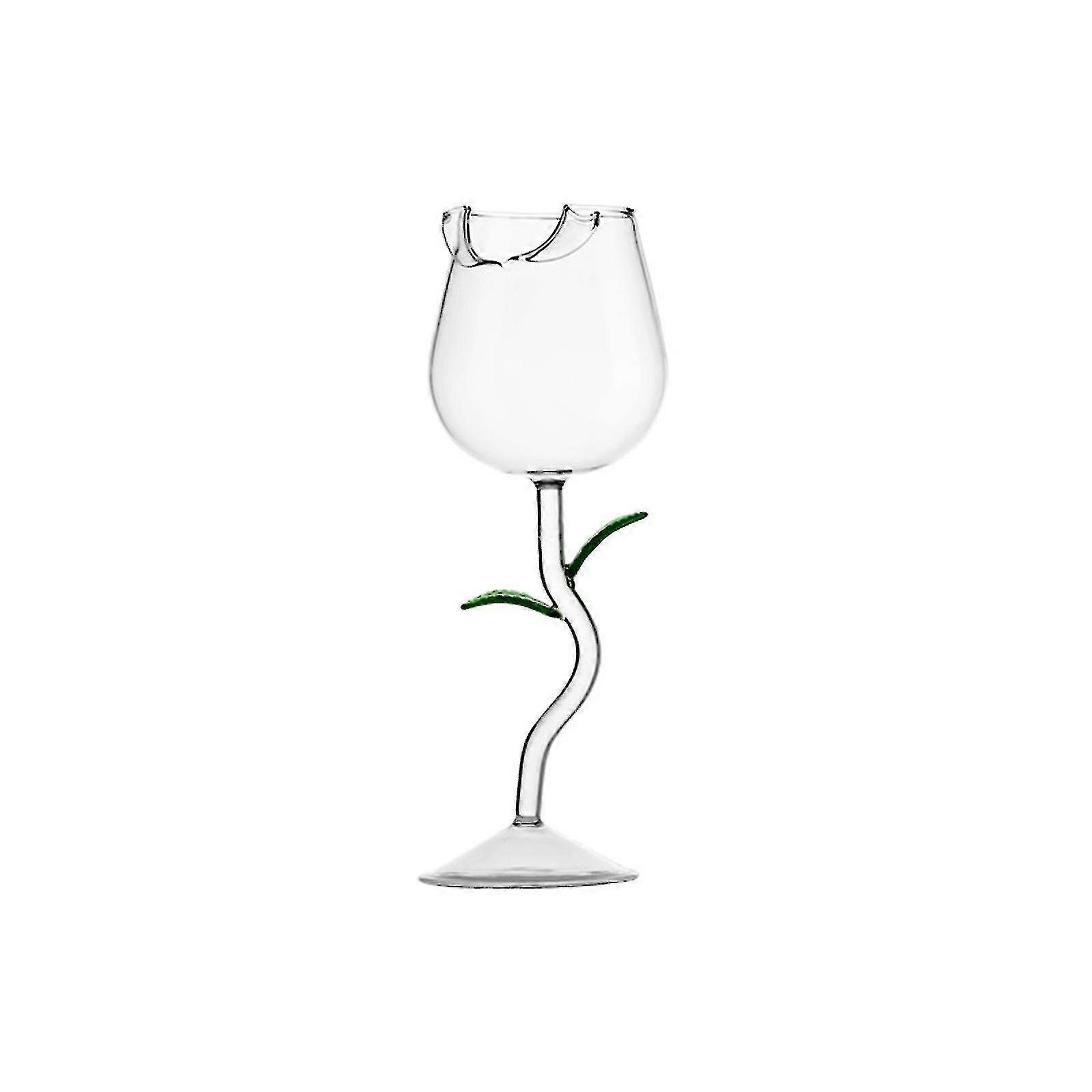 Gül Şekilli Şarap Kadehleri Şeffaf Parti Düğün Sevgililer Günü Için Dayanıklı Yaratıcı 150ml Drinkware ZHENSENZHE SHOP'tan