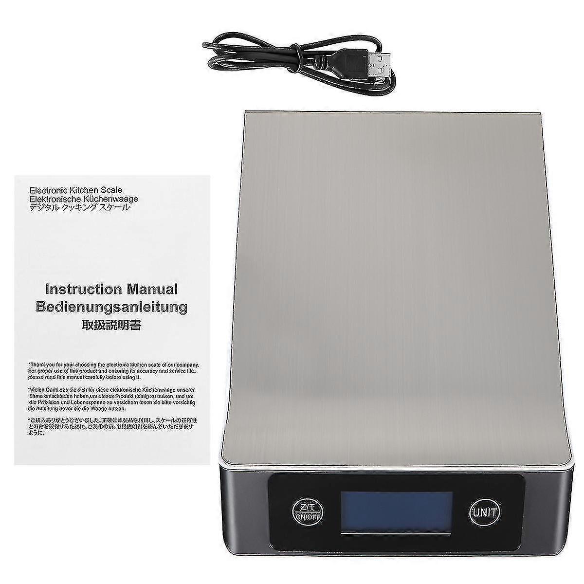 1pc 10kg Electronic Scale Stainless Steel