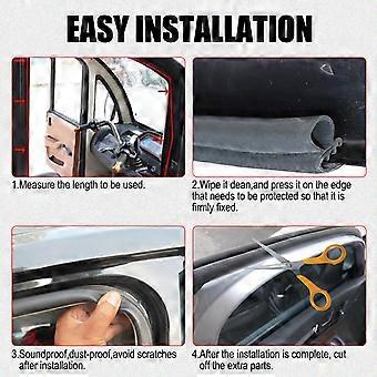 Joint De Porte EPDM Avec Ampoule Latérale PVC Pour Fiat Ducato (244/250/290) - Protection Et Décoration Noir