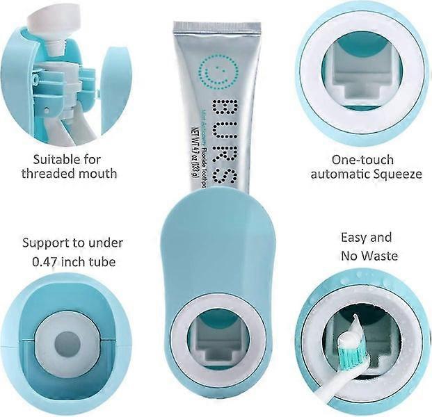Automatic Hands-Free Toothpaste Squeezer and Dispenser