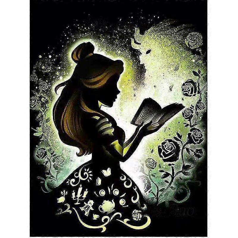 Diy 5d Diamond Painting A Fairy Tale Of Good And Evil Diamond Mosaic Cross Stitch Kits Home Decoration Full Round Diamond Embroidery