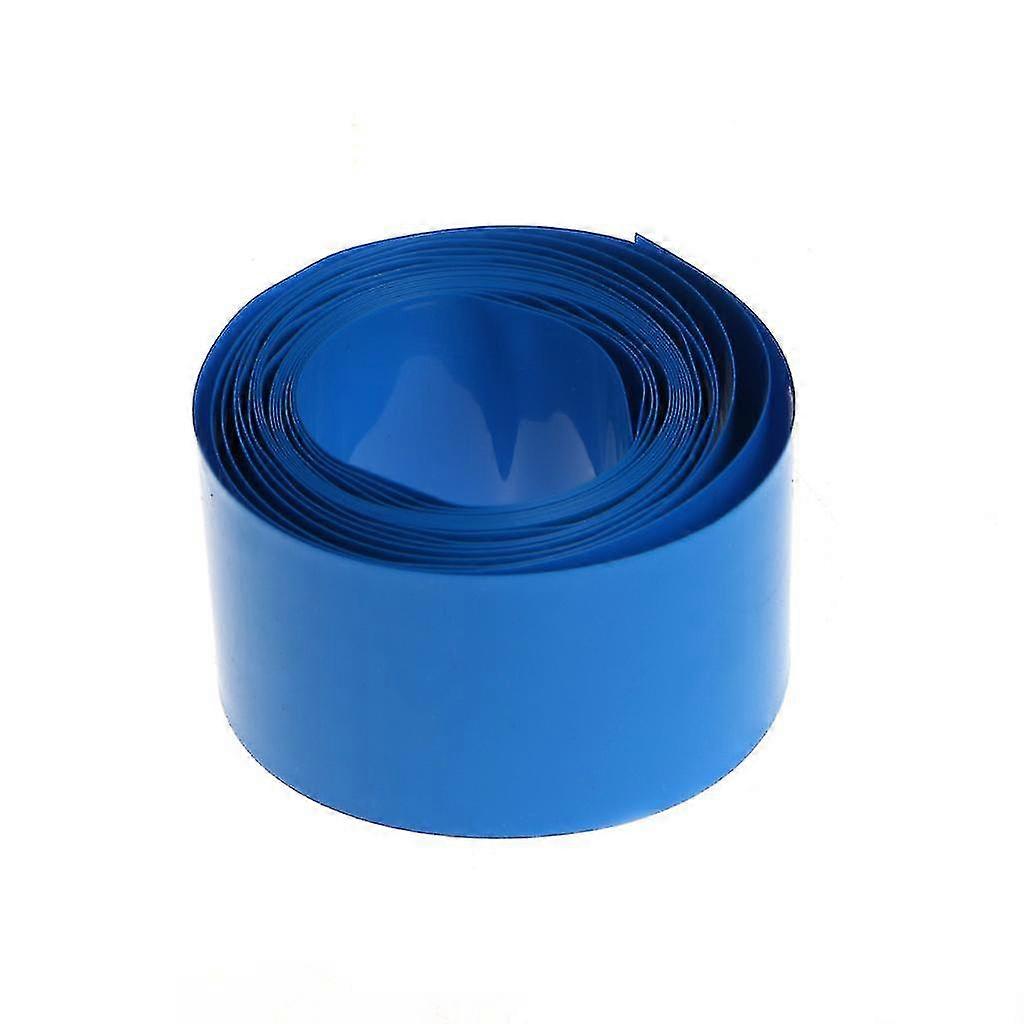 2m Pvc Heat Shrink Tubing Tube Wrap Kit For 18650 18500 Battery Flat Round 18.5m