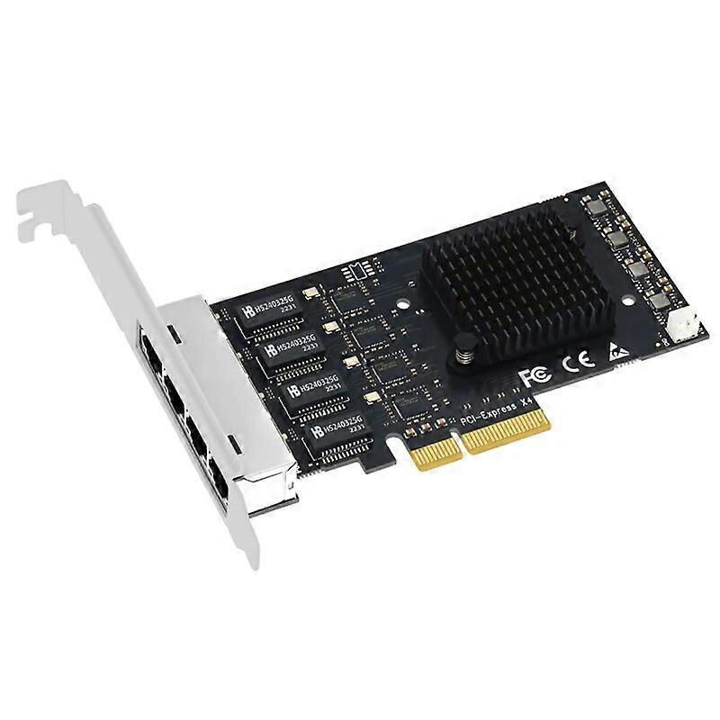 PCI Express Netzwerkkarte Adapter 4 Port 2500Mbps Gigabit 10/100/1000Mbps RTL8125B RJ45 Kabelgebundener Computer PCIE PCI-E 2.5G LAN Dongle