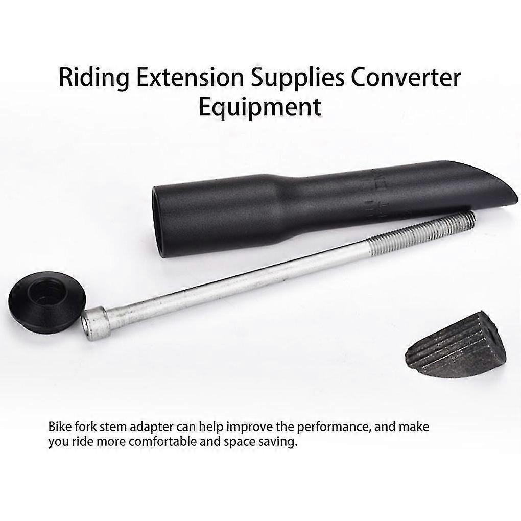 Bike Fork Quill Extender Stem Riser Adapter Lett og bærbar Stem Riser Adapter For Mountain Vehicles Road Sykler