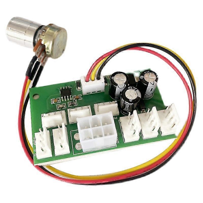 4 Pin 12v 8-kanaals Computer Chassis Fan Hub High-power Pwm Speed Regulator