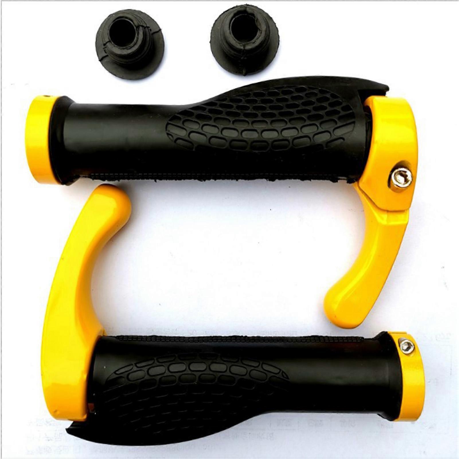 Mountain Handle Bar Grip Bicycle Skid-Proof Rubber Grips Fit Any Standard Mountain Bike