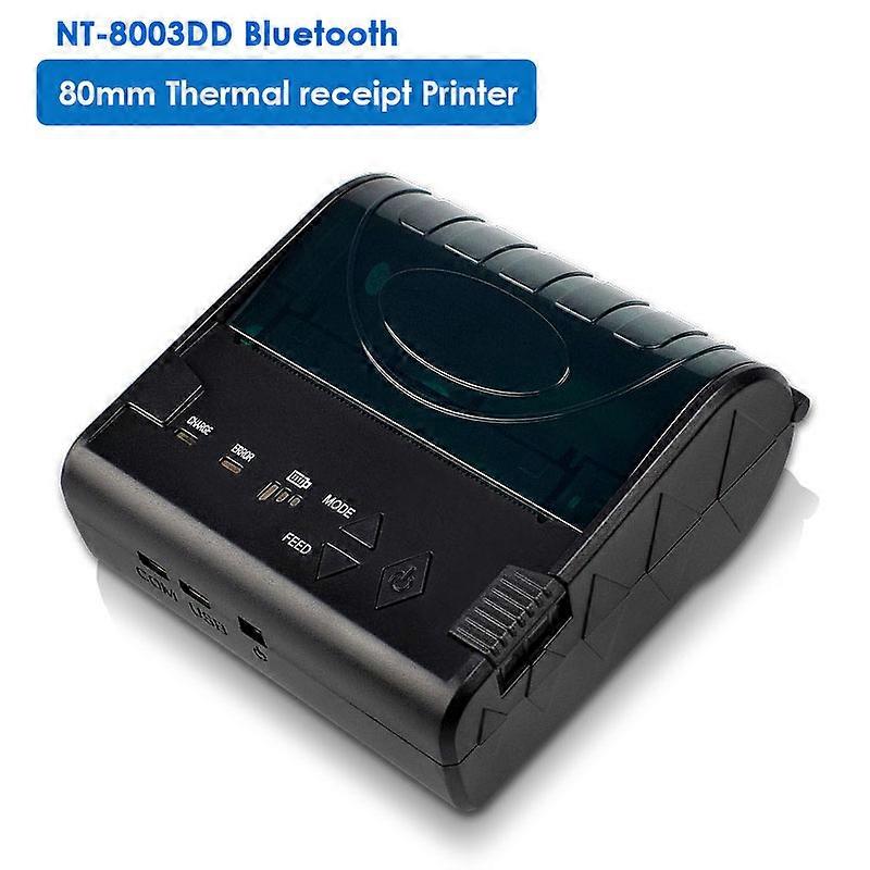 80mm Bluetooth Thermal Receipt Printer Portable 58mm Bill Printer for Android IOS Iphone ipad ESC/POS Terminal NT-8003DD