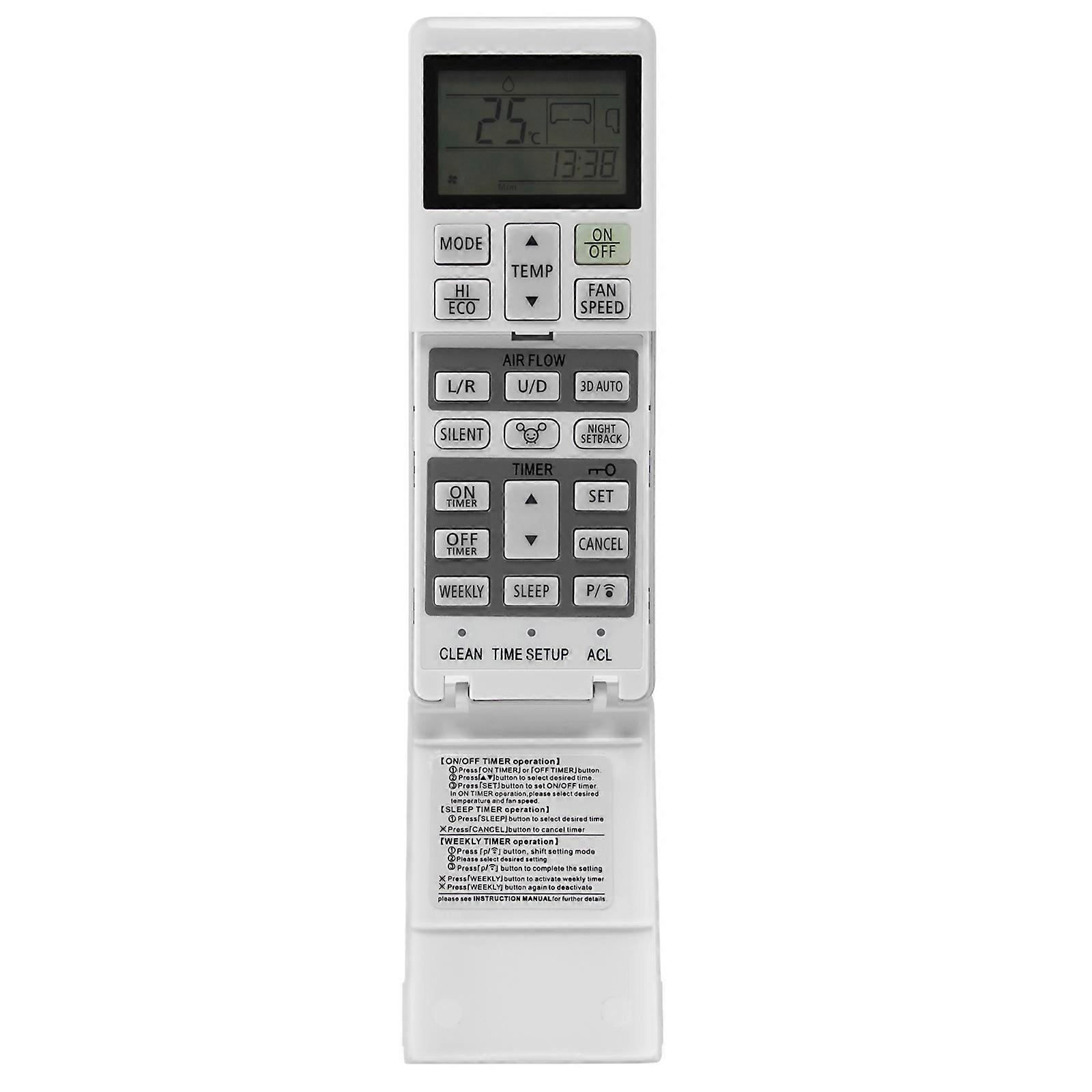 New Remote Control Use for Mitsubishi RLA502A700B Air Conditioner Controller Replacement