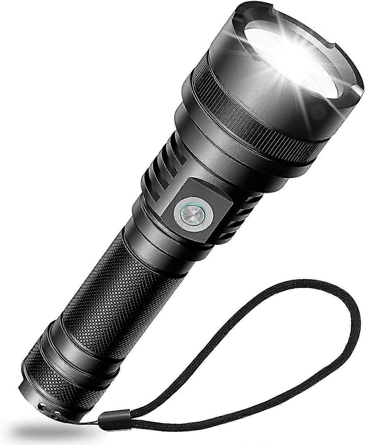 Torch, Superbrightusbrechargeableledtorches, Flashlight For Camping, Hiking