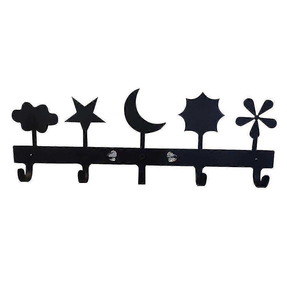 Key Holder For Wall Mount (5-hook Rack) Decorative,metal Hanger