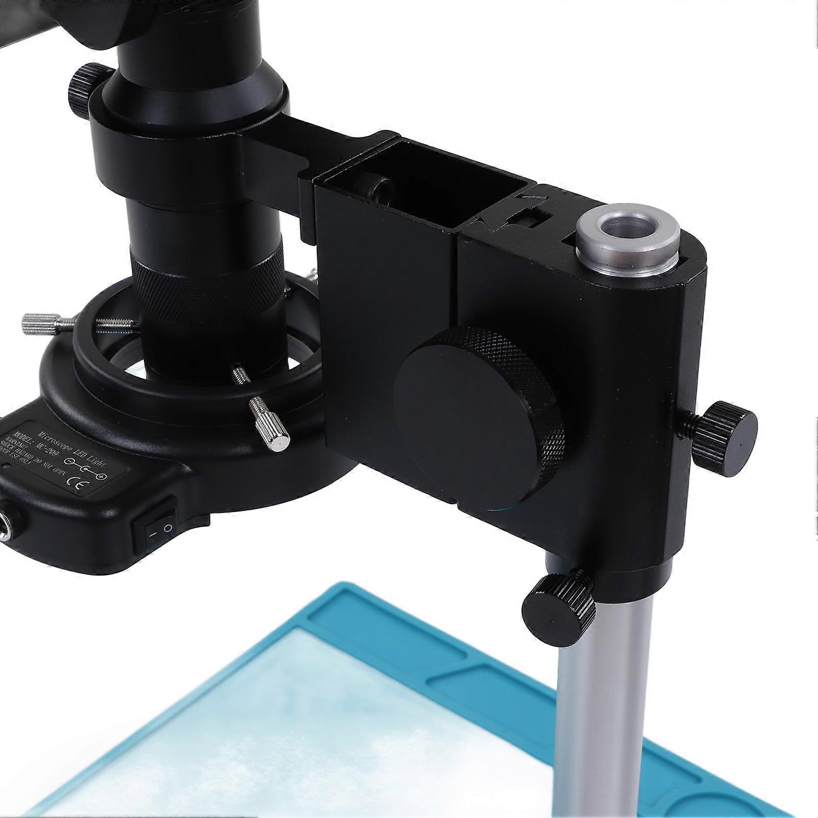 Digital Zoom Stereo Microscope 7in Screen 150X Magnification 26MP with 1080P High Definition Multimedia Interface USB Output EU Plug