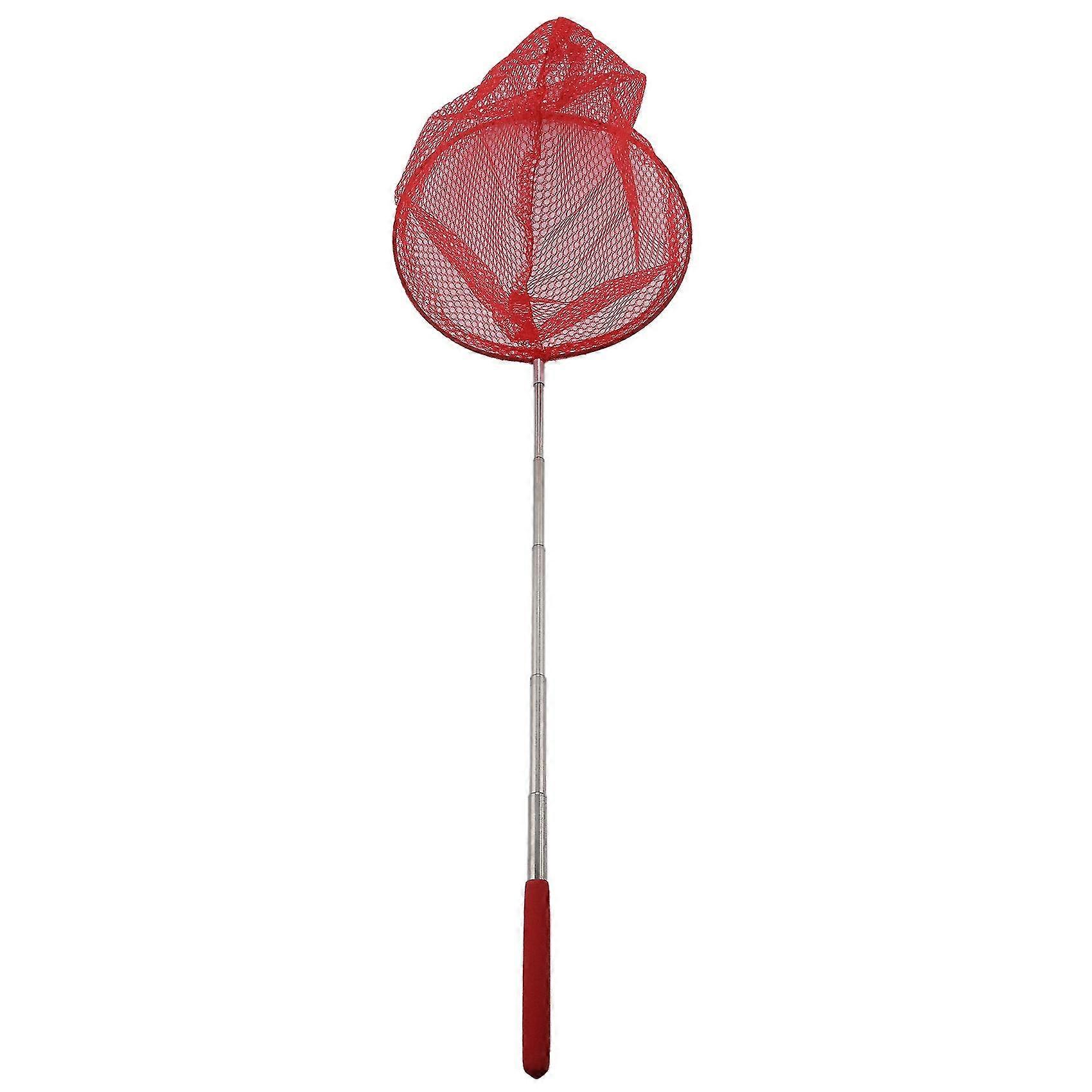 Outdoor Catching Catching Butterfly Net Fishing Net Bag Acier inoxydable Telescopic Fishing Net Tool