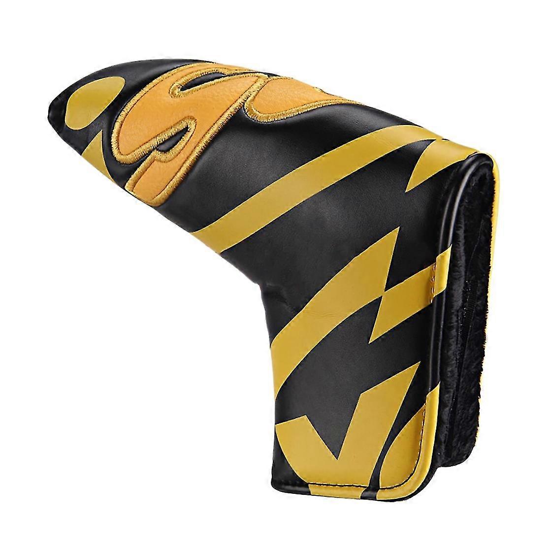 Golf Club Blade Putter Cover Headcover With Pu Leather Closure,yes Printed Patterned Golf Accessori