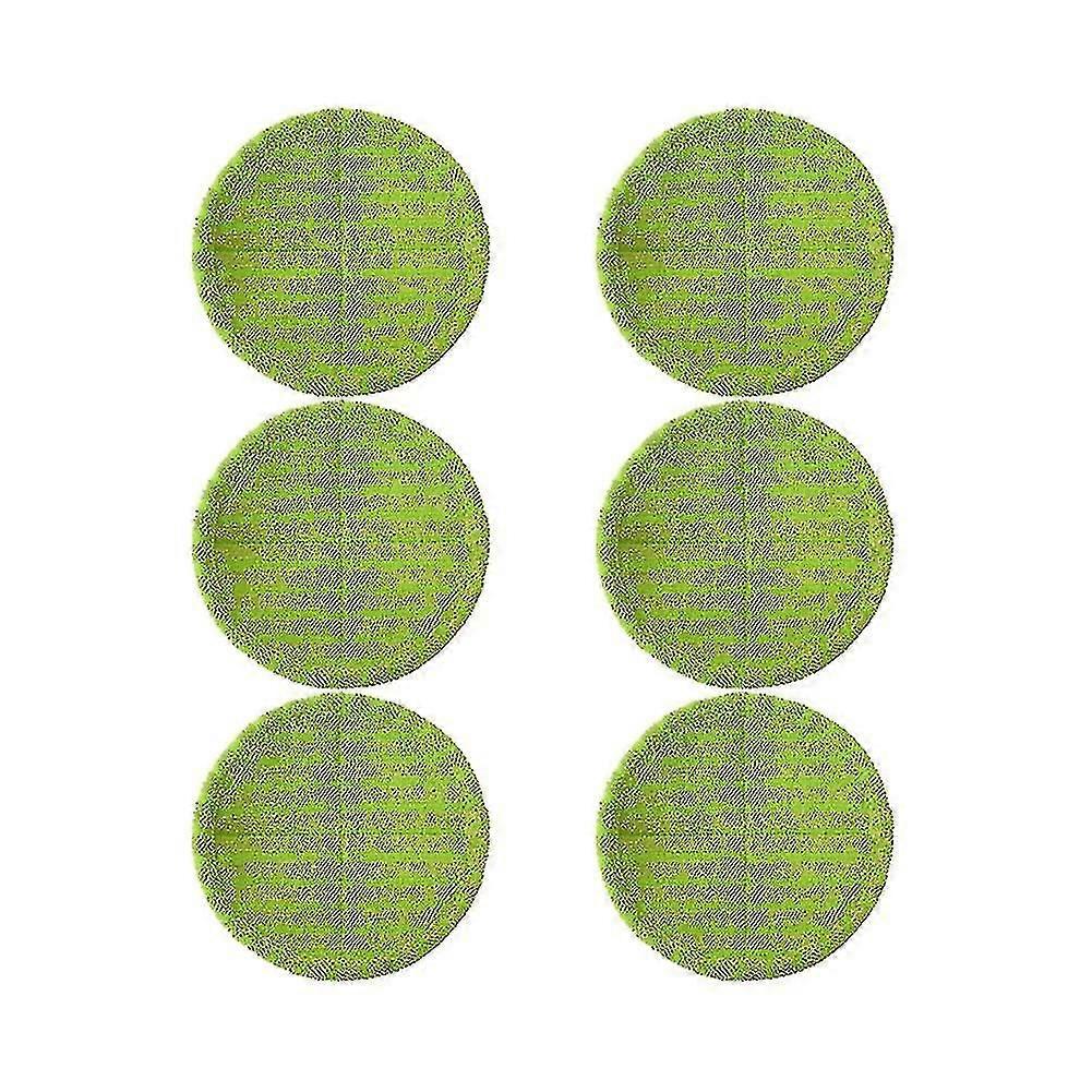 6 Pcs Replacement Pad For Cordless Electric Rotary Mop Sweeper--