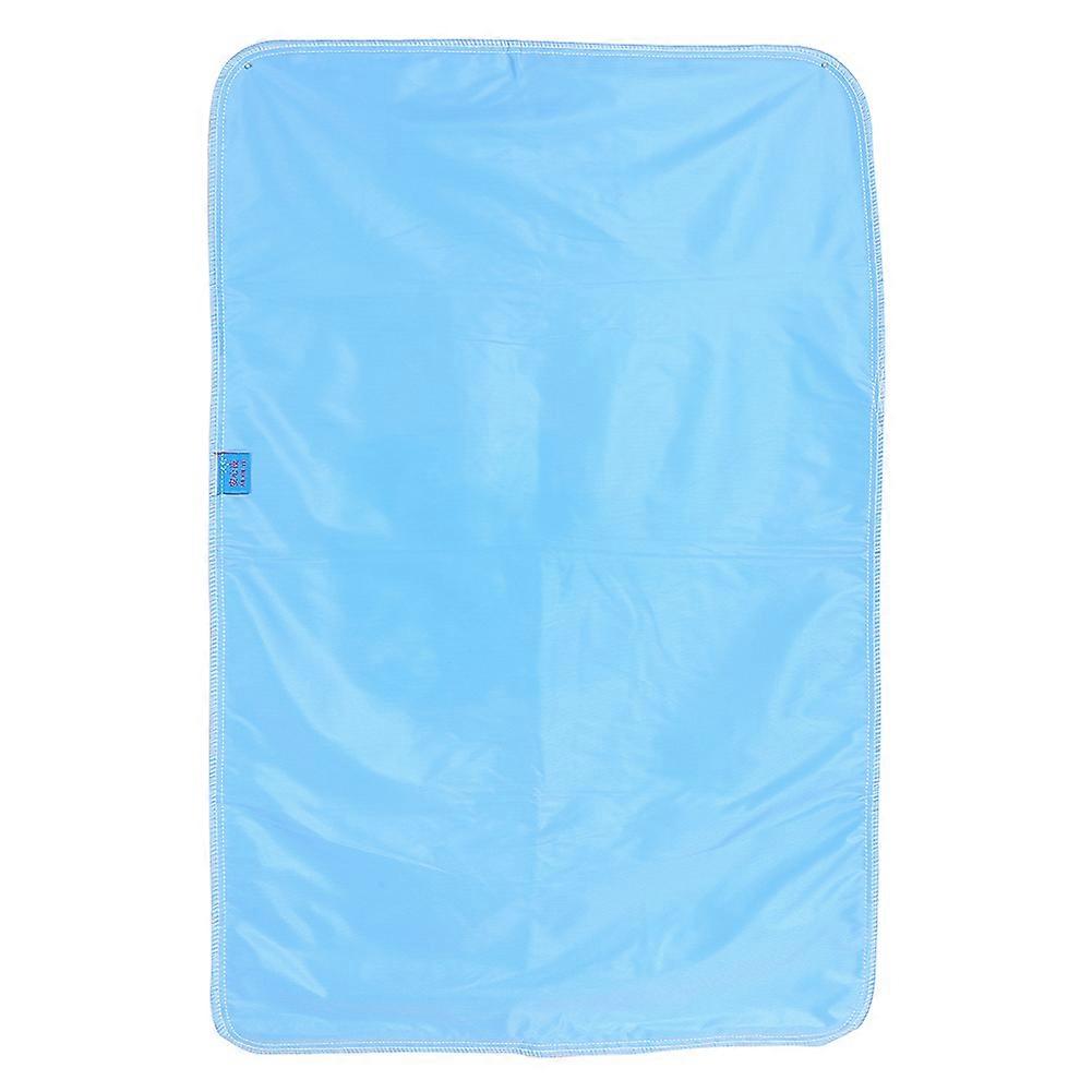 Reusable Washable Pad An Absorbent Pad For Elder Baby Incontinence Pad 3 Layers Blue Plaid