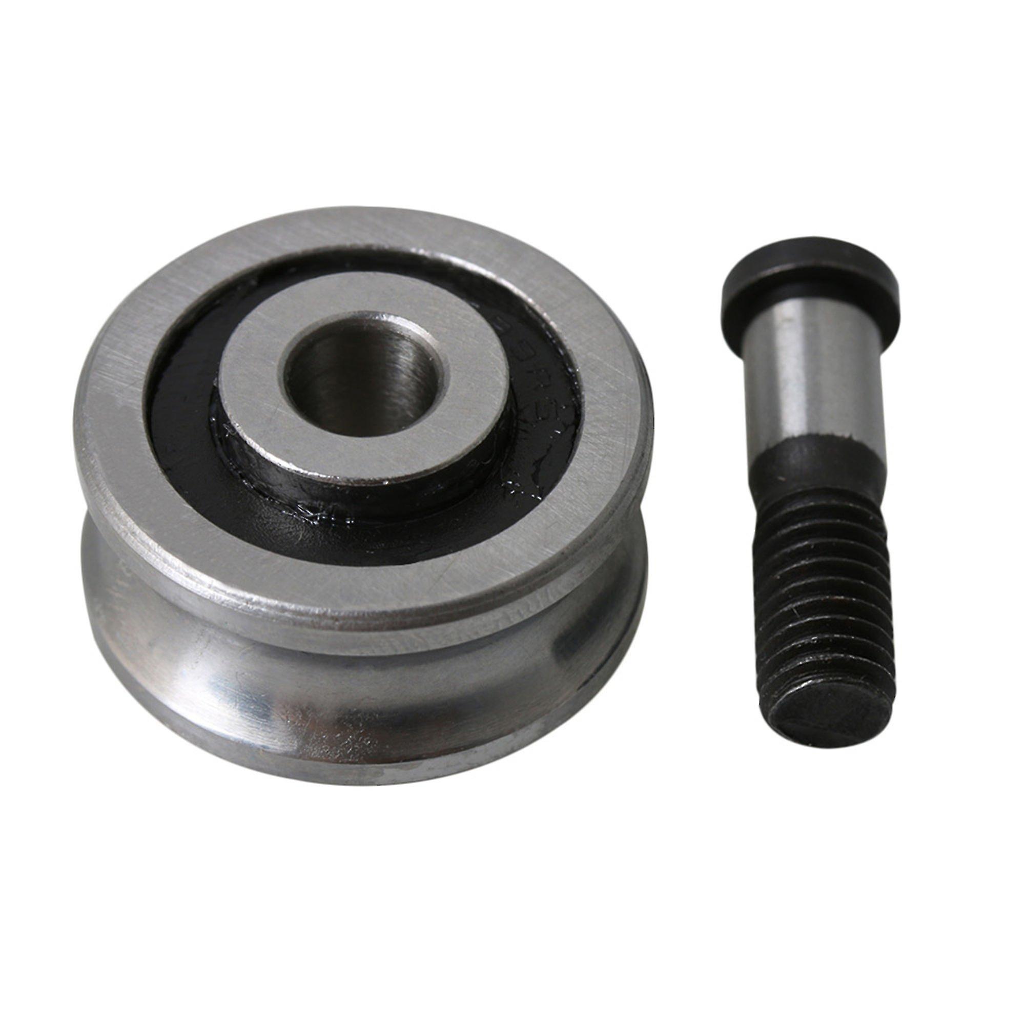 Pulleys, Blocks Sheaves 6mm Id Titanium Color U Shaped Groove Ball Bearing With M6x23mm Screw