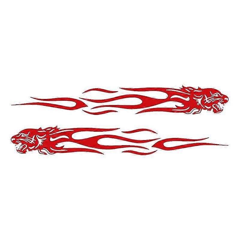 Tiger Flame Totem Car Decals Reflective Stickers